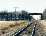 Main line crossing.